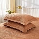 preview thumbnail 30 of 39, MarCielo 2-Piece 100% Cotton Embroidered Quilted Pillow Shams