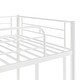 preview thumbnail 51 of 51, Industrial Design Twin Over Twin Bunk Bed,Versatile Metal Bunk Bed with Trundle,High Safety Guardrails,Easy-Glide Casters