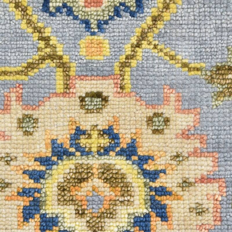 Overton Handmade Modern Contemporary Floral Area Rug