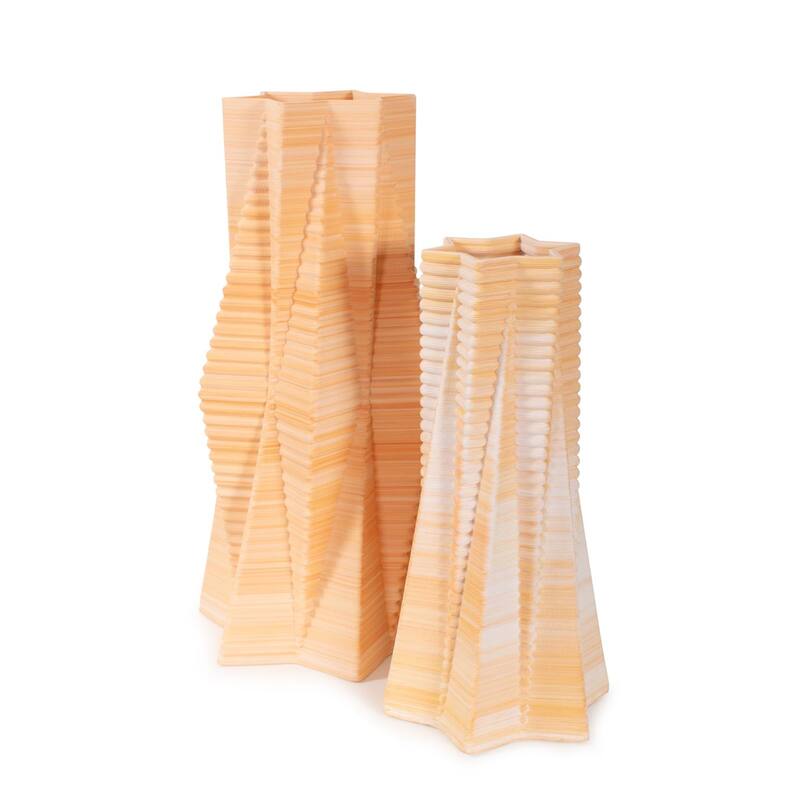 Linnet Grooved Vase- Short
