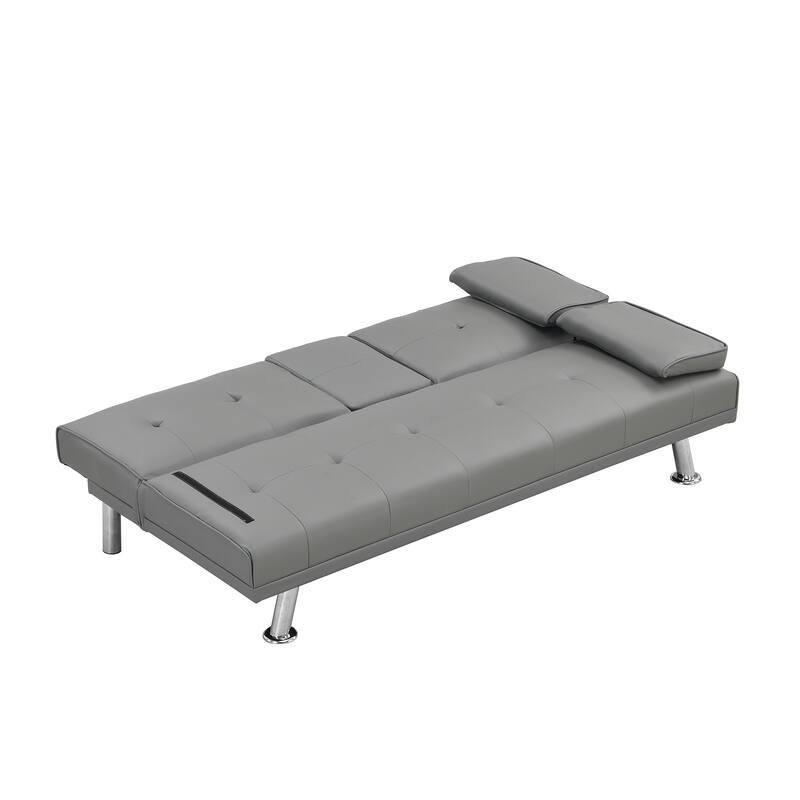 Wooden frame lounge chair with armrests stainless steel legs