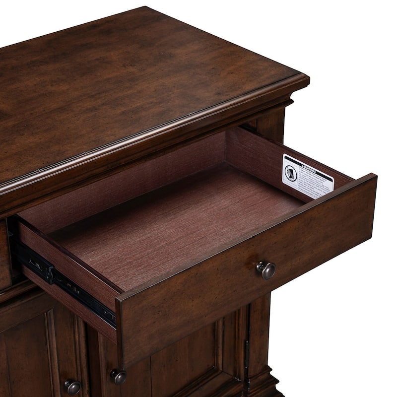 Liberty Furniture Arden Road 74 Inch TV Console Entertainment Stand - Width 74" x Depth 19" x Height 34"