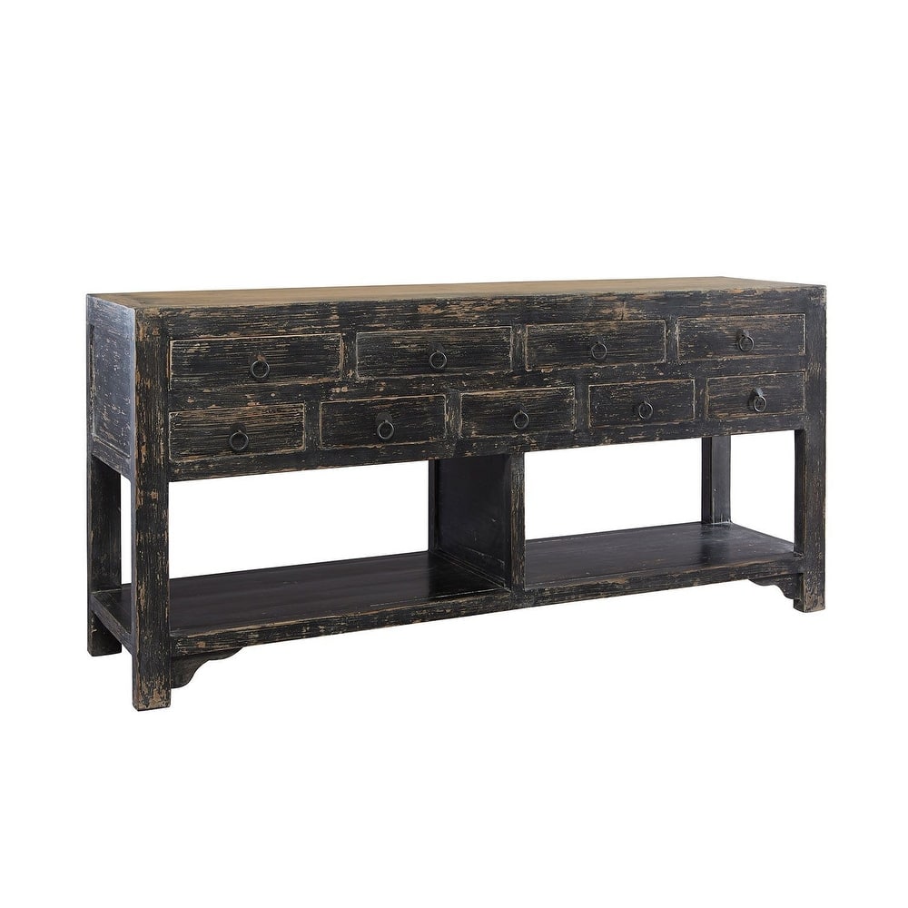 Lakes 78.75-inch 9-Drawer Sideboard Buffet Server
