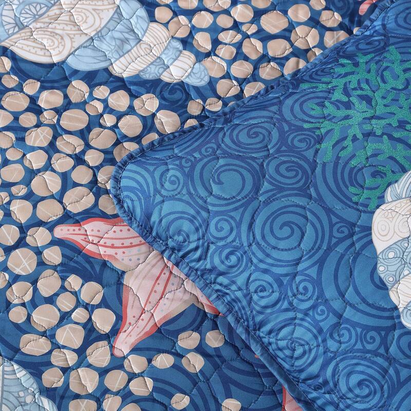 Caribbean Joe Coastal 3PC Quilt Set