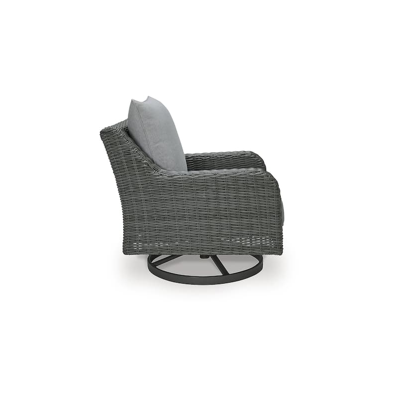 Elite Park Outdoor Swivel Lounge Chair - 32.25" W x 34" D x 33" H