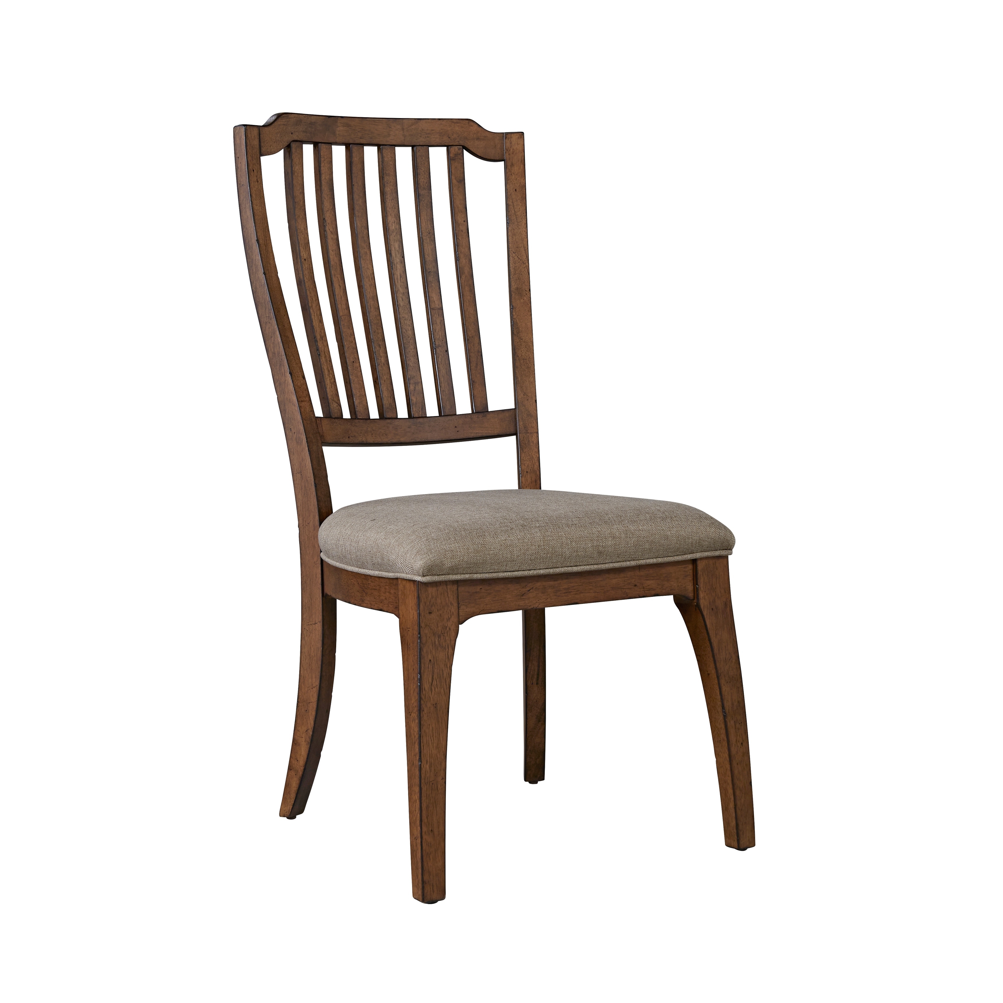 Shop Arlington House Cobblestone Brown Spindle Back Side Chair Set Of 2 Overstock 18620207