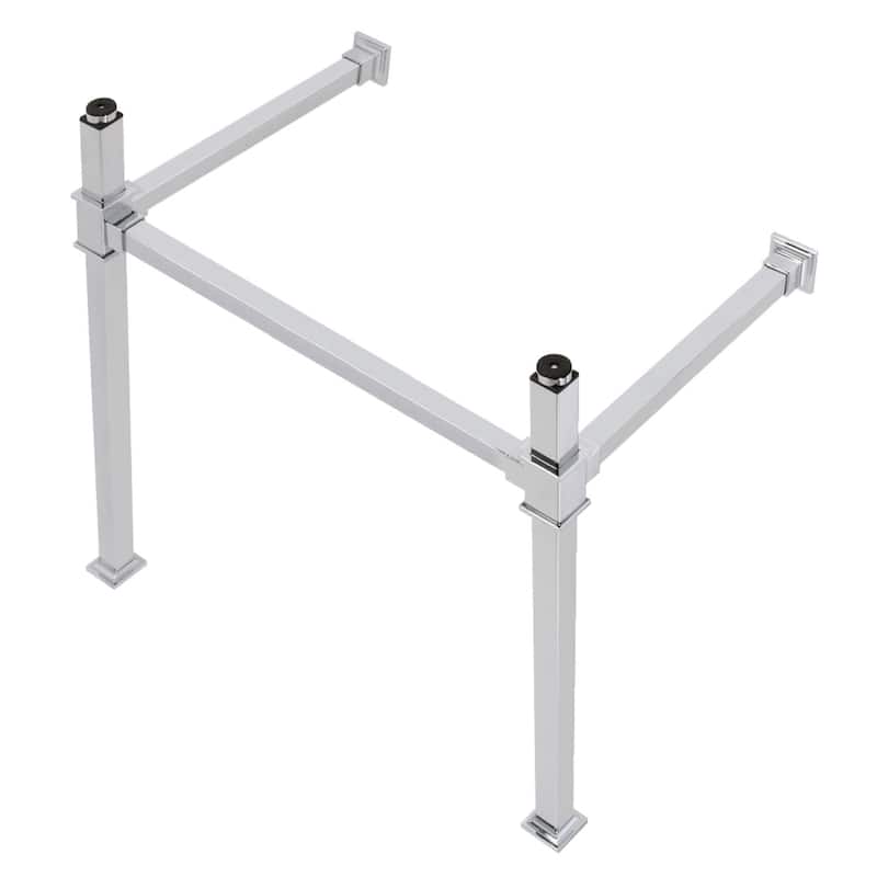 Kingston Brass Monarch 22-5/16" Wide x 33" High Console Stand - Brushed Brass