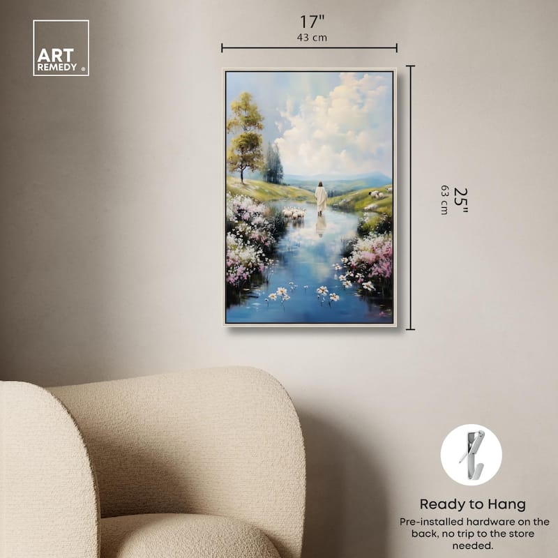 Caretaker's Calm Crossing I Canvas by Art Remedy