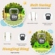 preview thumbnail 5 of 6, EROMMY All-Weather Cedar Wooden Swing Set - 2 Belt Swings & Trapeze Bar for Kids Backyard - Wood