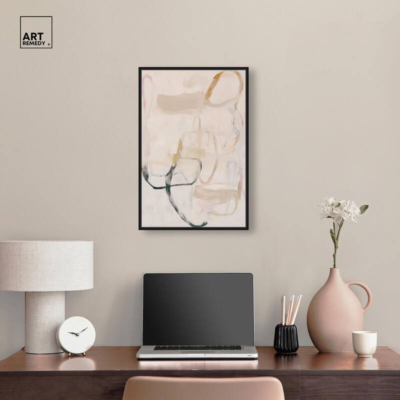 Faded Outlines I Canvas by Art Remedy