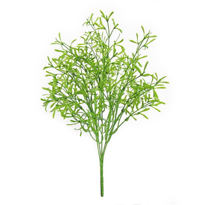 Set of 4 Artificial Asparagus Leaf Stem Plant Greenery Foliage Bush 18in - 18" L x 7" W x 7" DP