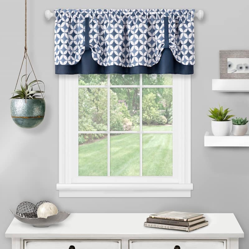 Callie Double Layer Pick Up Valance - 58x14