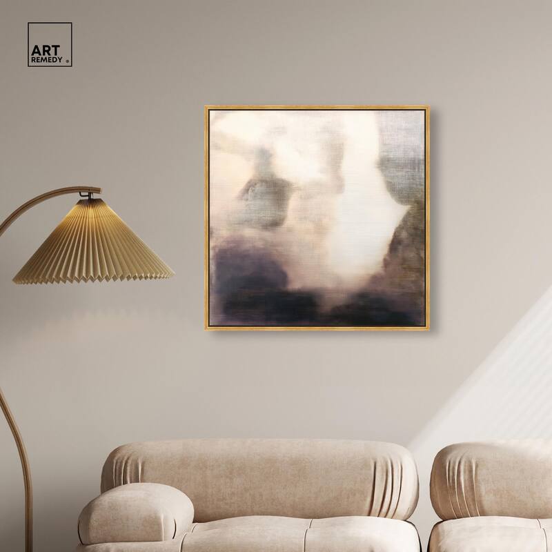 Pale Taupe I Canvas by Art Remedy