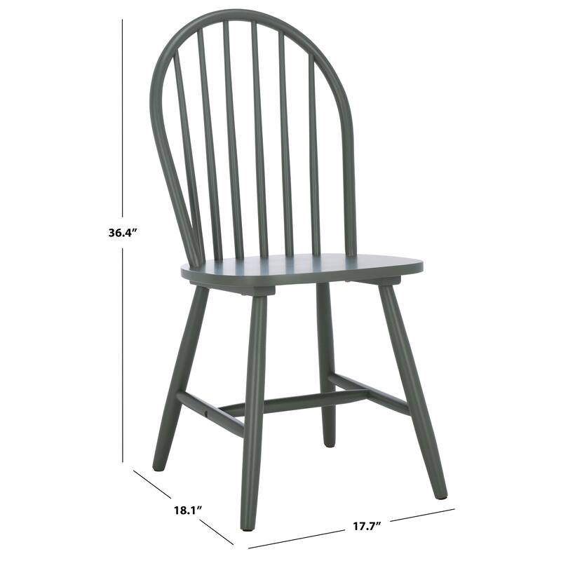 SAFAVIEH HOME Omaha Dining Chair (Set of 2) - 18"W x 18"D x 36"H
