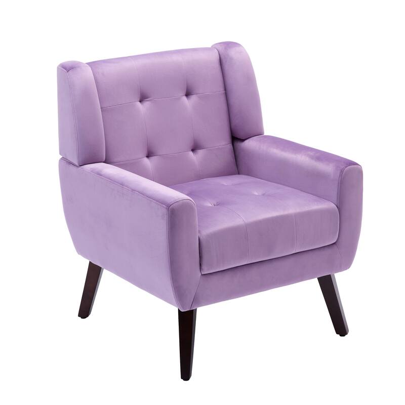 Set of 2 Tufted Upholstered Accent Armchair