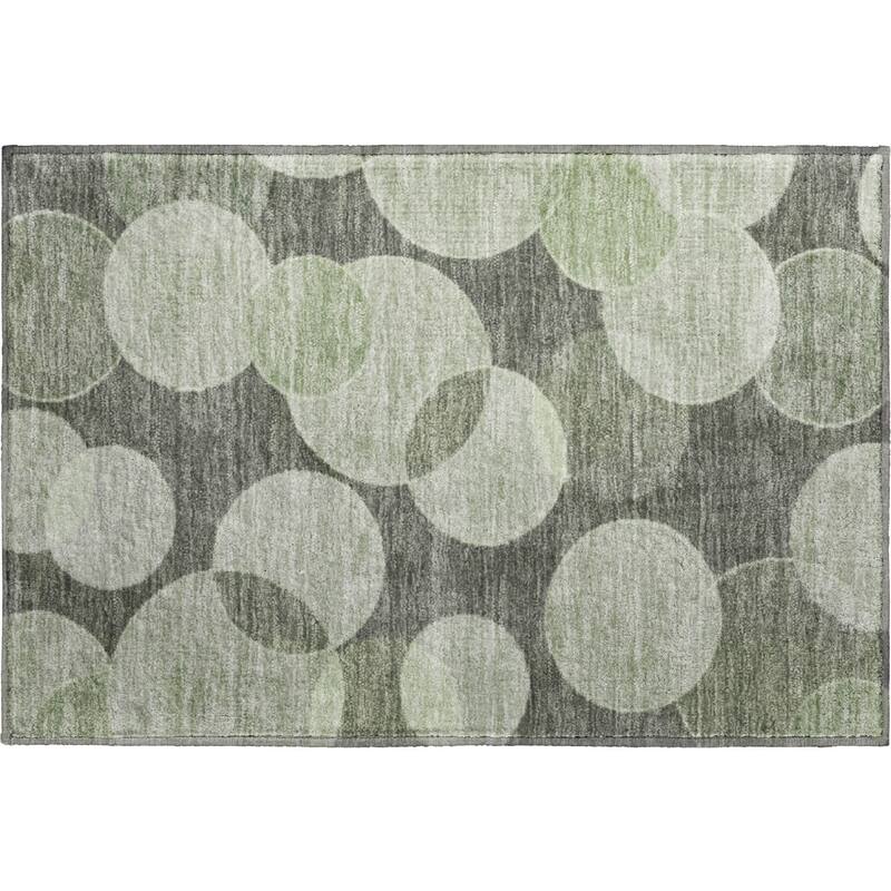Premium Washable Super Soft Contemporary Bubbles Mayfield Rug