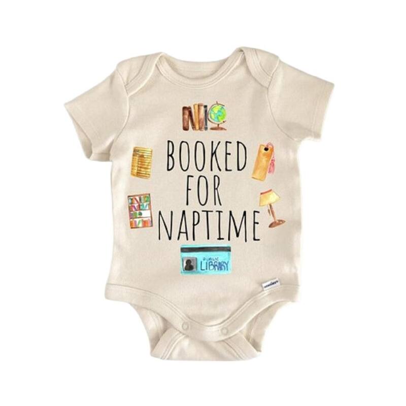 Librarian Library School - Baby Boy Girl Clothes Infant Bodysuit Funny Cute Newborn - Natural - Newborn