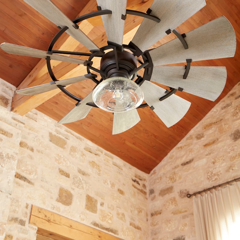 Quorum International Windmill 44" 10 Blade Indoor / Outdoor DC Ceiling