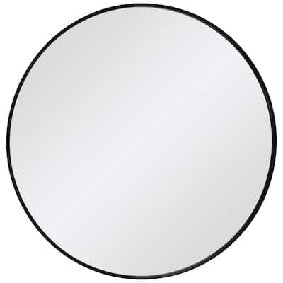 Jesse Round Framed Round Wall Vanity Mirror - 23.6" x 23.6"