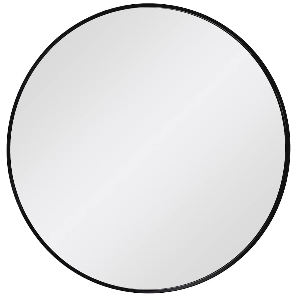 Jesse Round Framed Round Wall Vanity Mirror - 23.6" x 23.6"