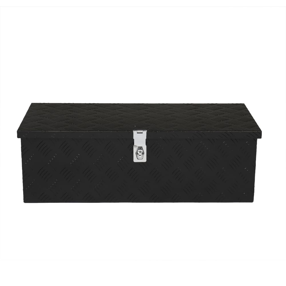 30" Aluminum 5 Pattern Toolbox Single Lock Black - N/A