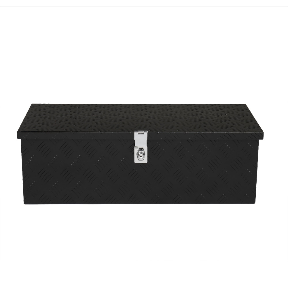 30" Aluminum 5 Pattern Toolbox Single Lock Black - N/A