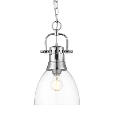 Golden Lighting 3602-S CH Duncan 9" Wide Mini Pendant