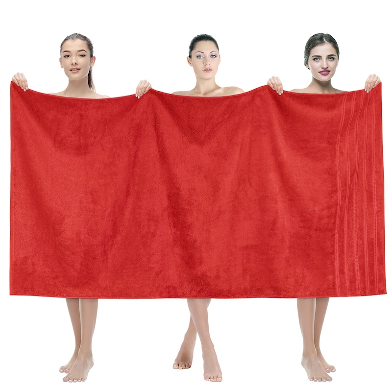 American Soft Linen 100% Cotton Large Jumbo Bath Towel 35x70 Premium & Luxury Towels