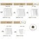 preview thumbnail 20 of 49, MALACASA Flora Porcelain Wavy Modern Dinnerware Set (Service for 6)