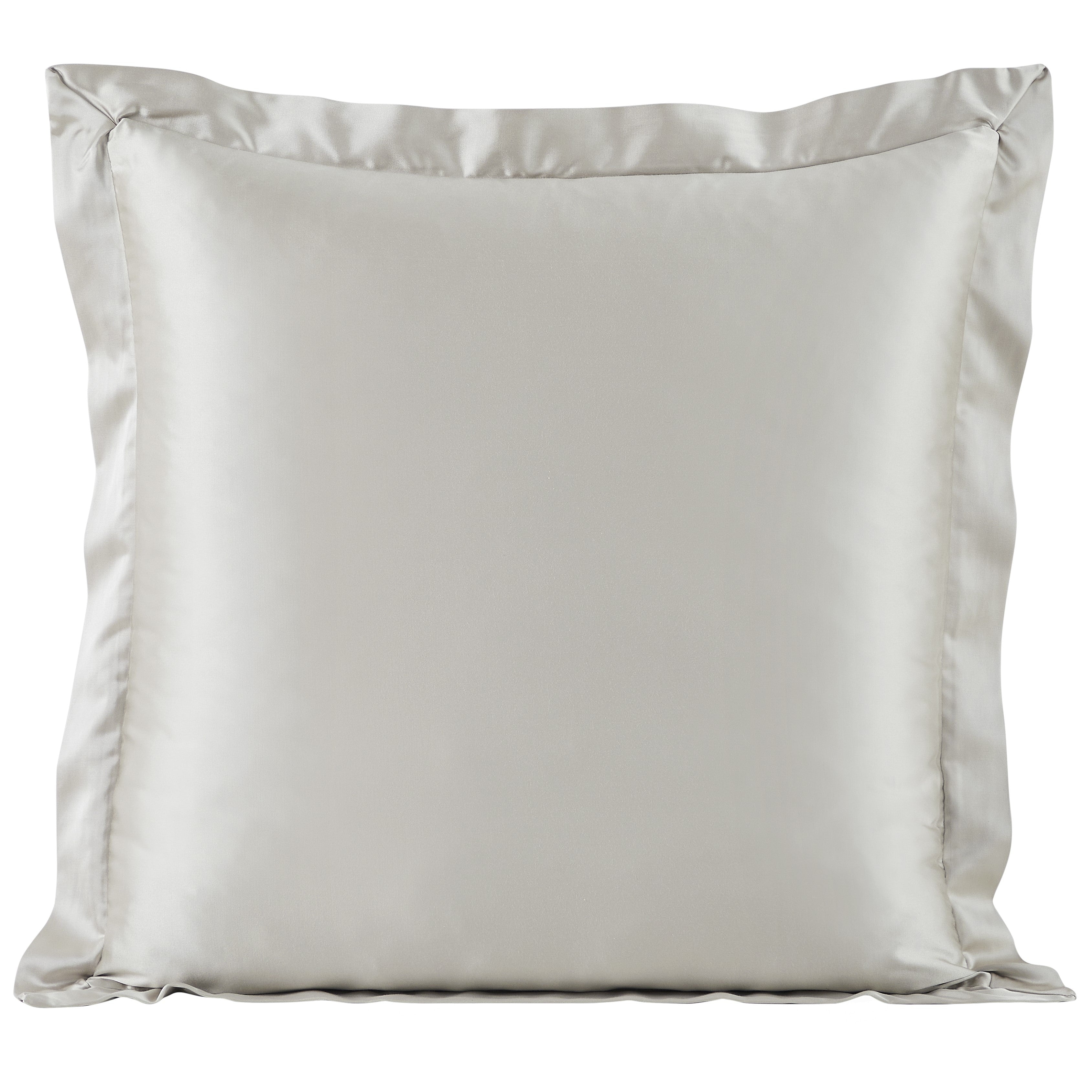 HiEnd Accents High Shine Satin Euro Sham, 27"x27"