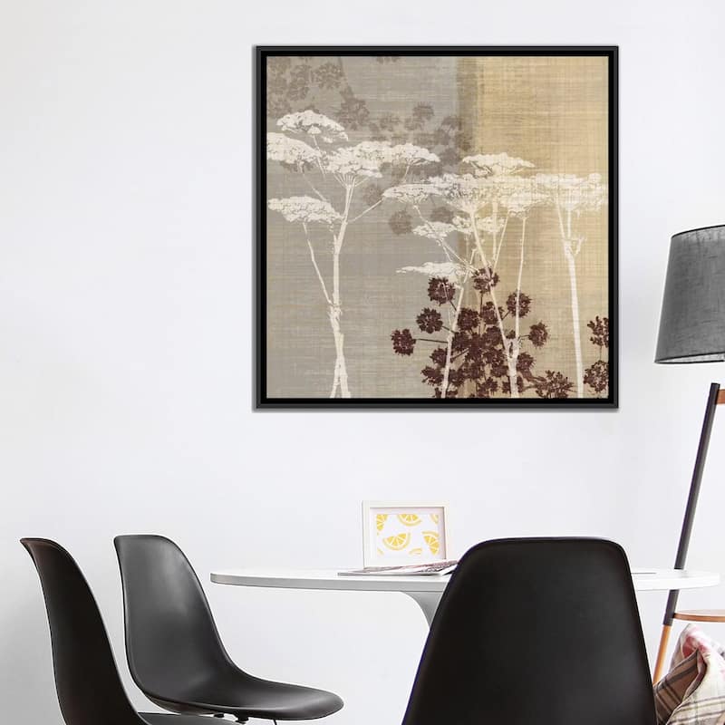 iCanvas "Lace I" by Tandi Venter Framed