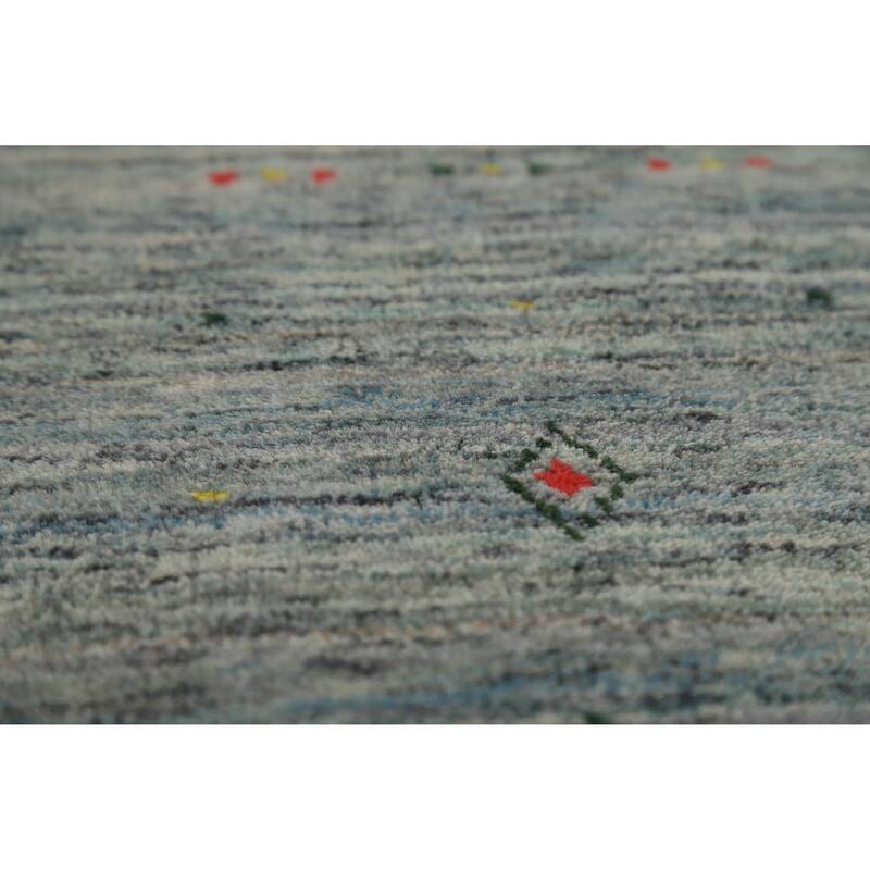 Hand Knotted Oriental 100% Wool Carpet Tribal Tribal Multi-Colored Gabbeh Area Rug - 7' 11'' X 5' 3''