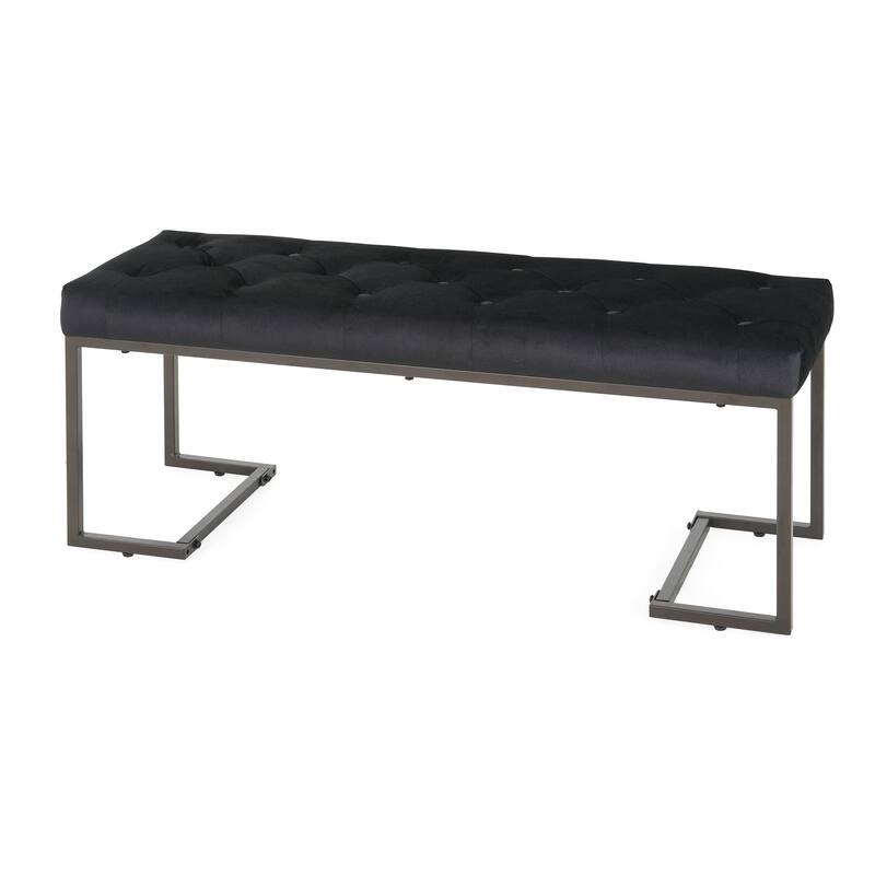 Upholstered Button Tufted Bench