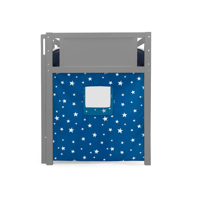 Loft Bed Tent - Curtain Set For Twin Loft Bed (Bed Sold Separately)