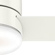preview thumbnail 10 of 38, Hunter 44" Minimus Low Profile Ceiling Fan with LED Light, Handheld Remote - Contemporary, Transitional