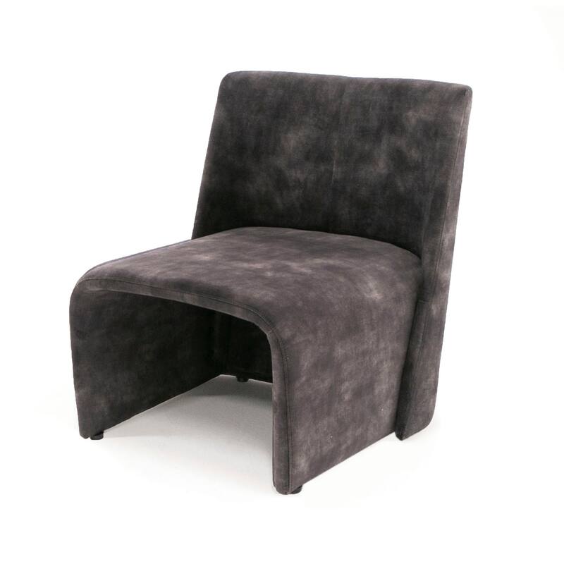 Modrest Modern Jarvis Accent Dark Grey Fabric Chair