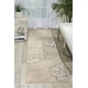 preview thumbnail 4 of 14, Nourison Maxell Modern Botanical Leaf Area Rug 2'2" x 7'6" Runner - Beige - Runner/Rectangle