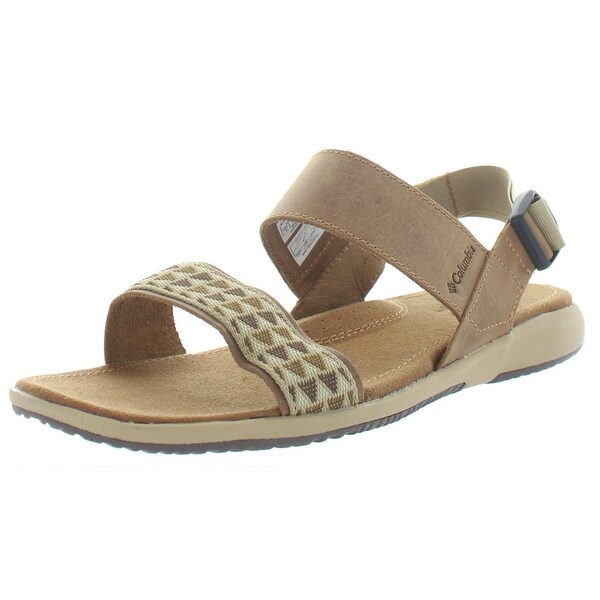 Columbia Womens Solana Flat Sandals Ankle Leather - Elk/Beach - 11