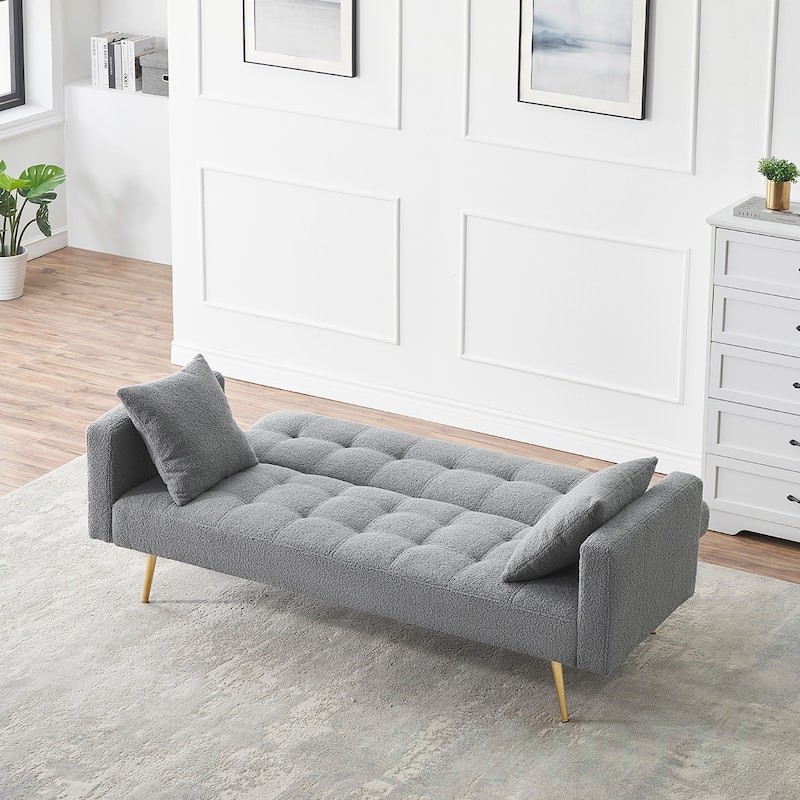 Teddy Sofa Bed With Two Pillows