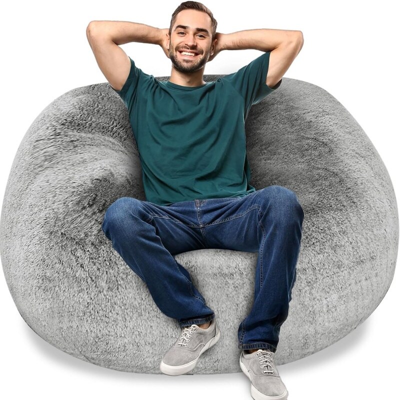 Large beanless bean bag top chair & lounger zipcode design