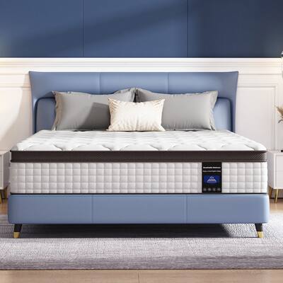 10 Inch Memory Foam and Innerspring Hybrid Mattress in a Box