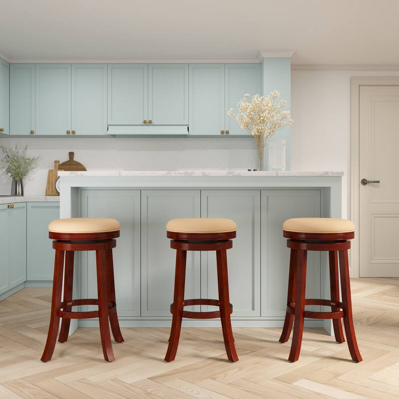 DTY Indoor Living Creede Backless Swivel Stool
