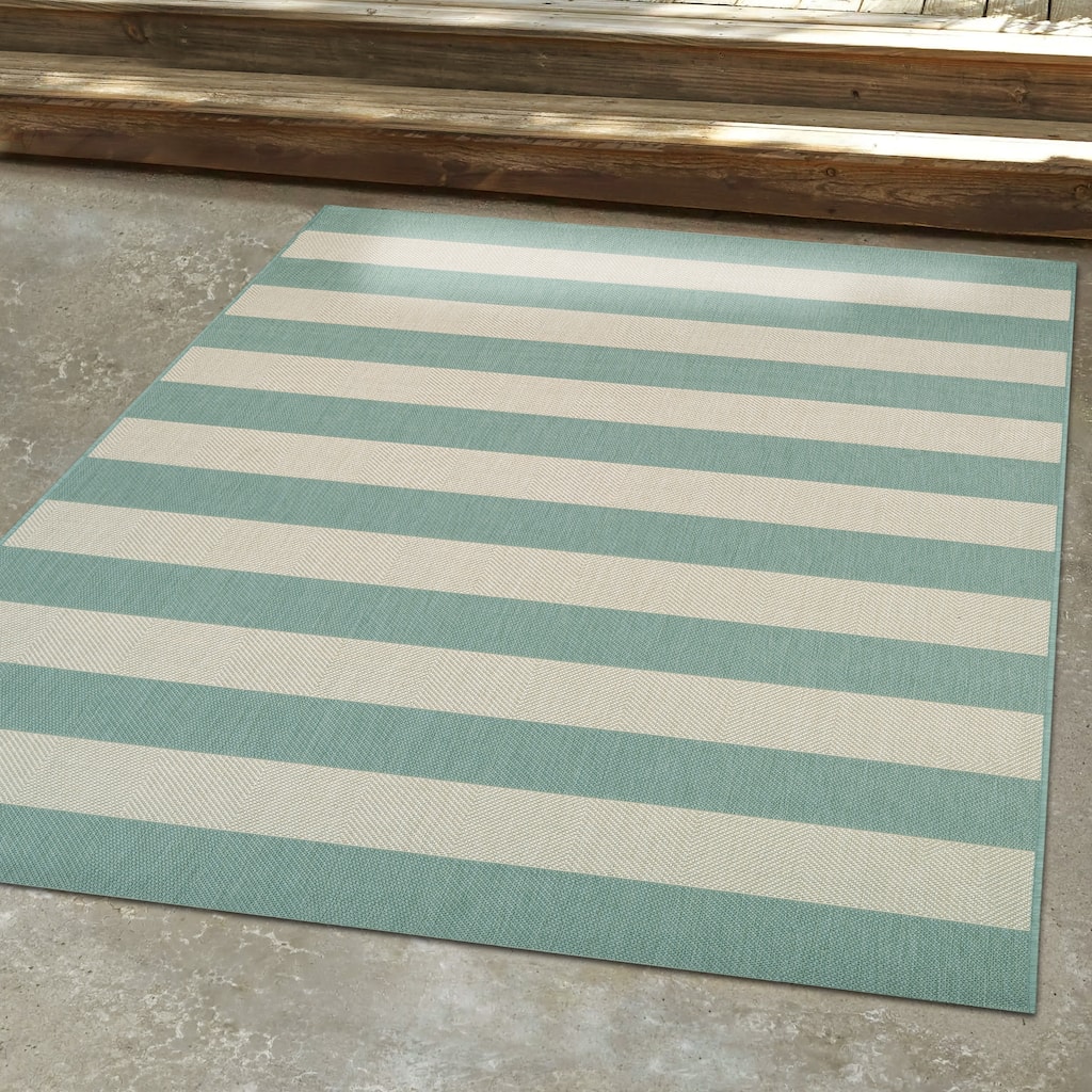 Couristan Afuera Yacht Club Indoor Outdoor Area Rug