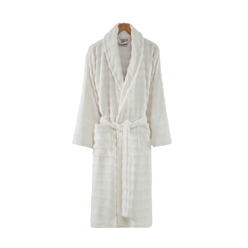 Ozan Premium Home Esperance Bathrobes Collection 100% Turkish Cotton Unisex Terry Cloth Bathrobe