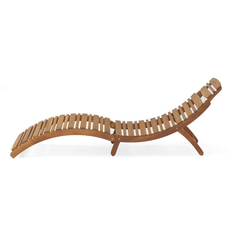 Lahaina Wood Foldable Chaise Lounge