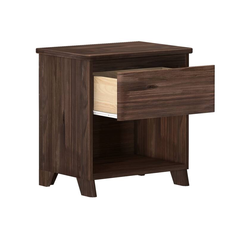 Max and Lily Farmhouse Nightstand with 1 Drawer