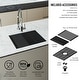 preview thumbnail 27 of 28, VIGO Mercer Single Bowl Stainless Steel Undermount Kitchen Sink with Accessories