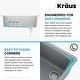 preview thumbnail 113 of 122, KRAUS Bellucci Workstation Undermount Granite Composite Kitchen Sink