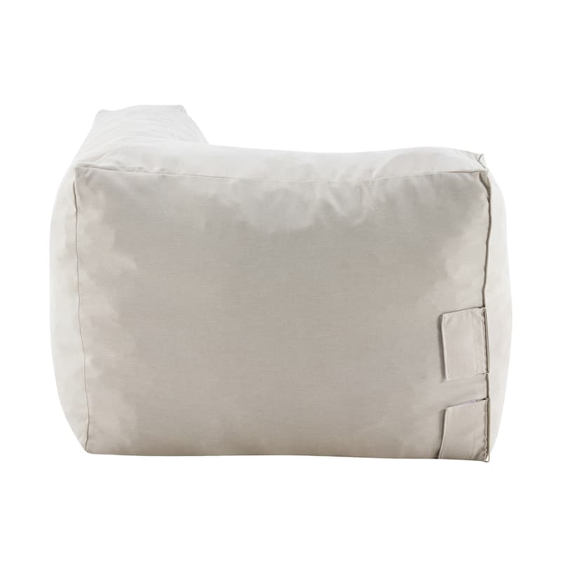 Christopher Knight Home - Nerissa Modular Outdoor/Indoor Bean Bag Sectional Sofa Set with Shredded Foam Filled