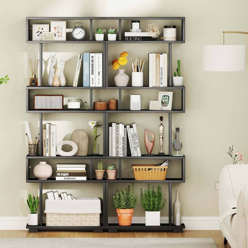 Costway 1 PCS Bookcase 6-Tier Bookshelf with Anti-Tipping Kit - See Details